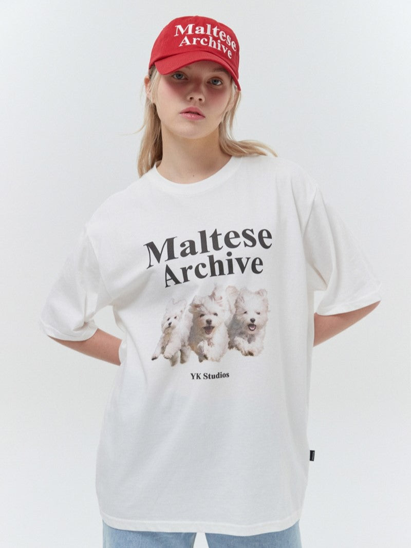 Maltese Archive T-Shirt_White