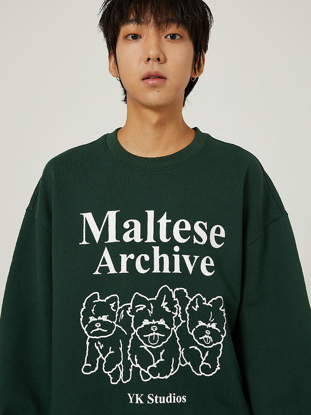 MALTESE ARCHIVE LINE GRAPHIC SWEATSHIRTS